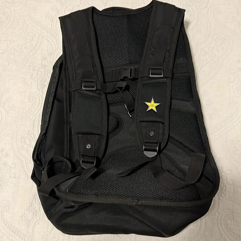 Large ROCKSTAR ENERGY BACK PACK. UNISEX - Picture 3 of 5